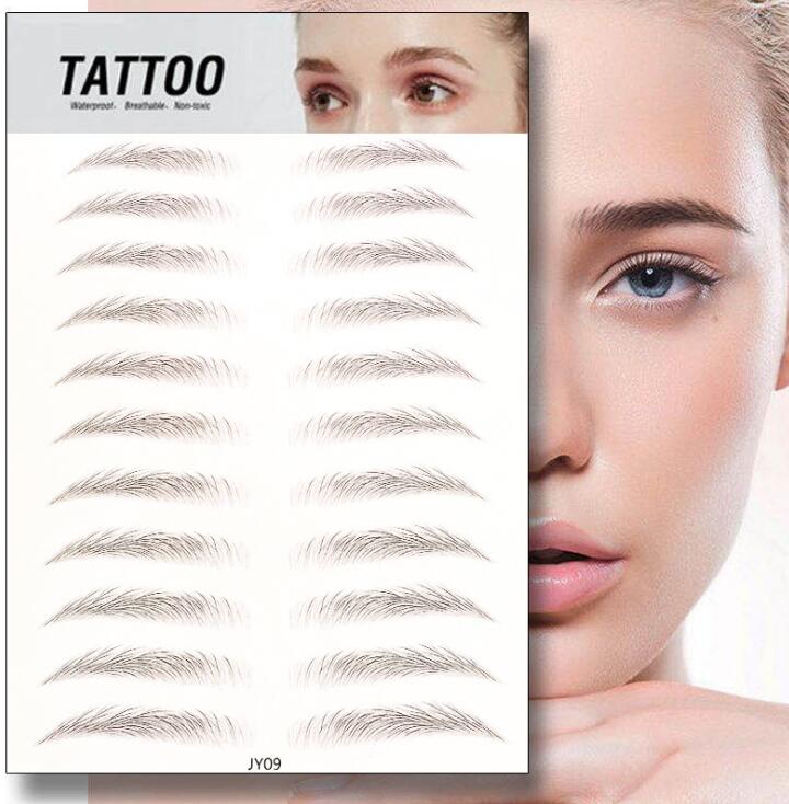 Magic 4D Hair-like Eyebrow Tattoo Sticker False Eyebrows 7 Day Long La – Triple AAA Fashion Collection